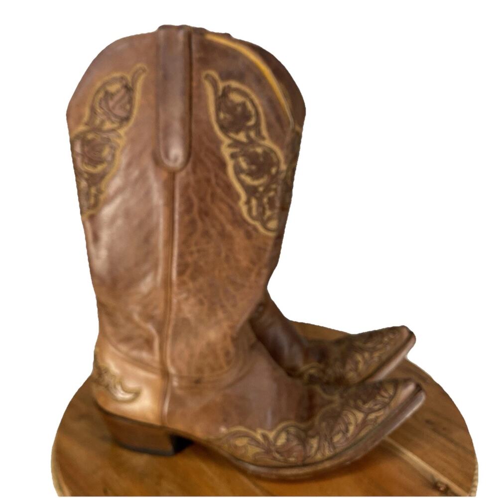🤠 Old Gringo Embroidered Brown Western Boots | 10B